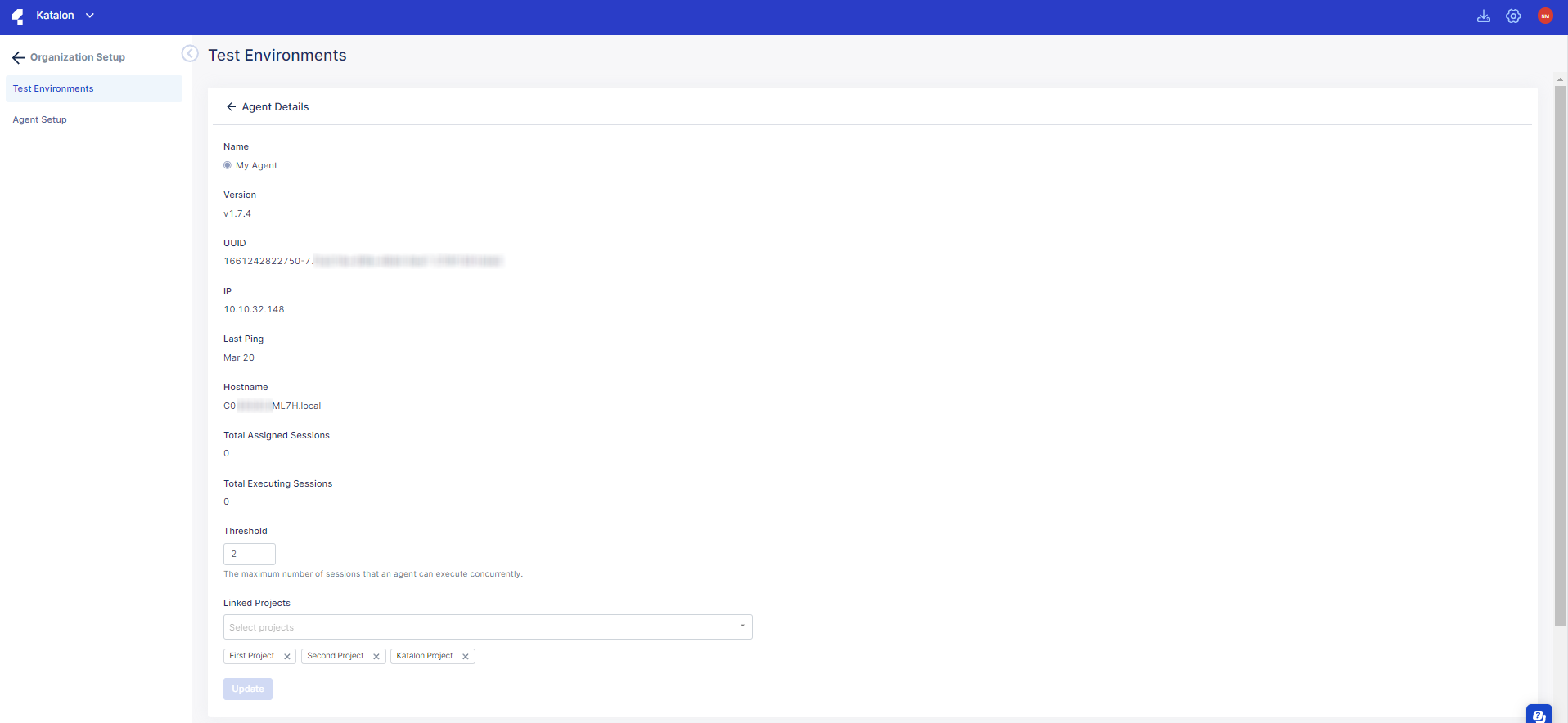 The command line interface within Windows